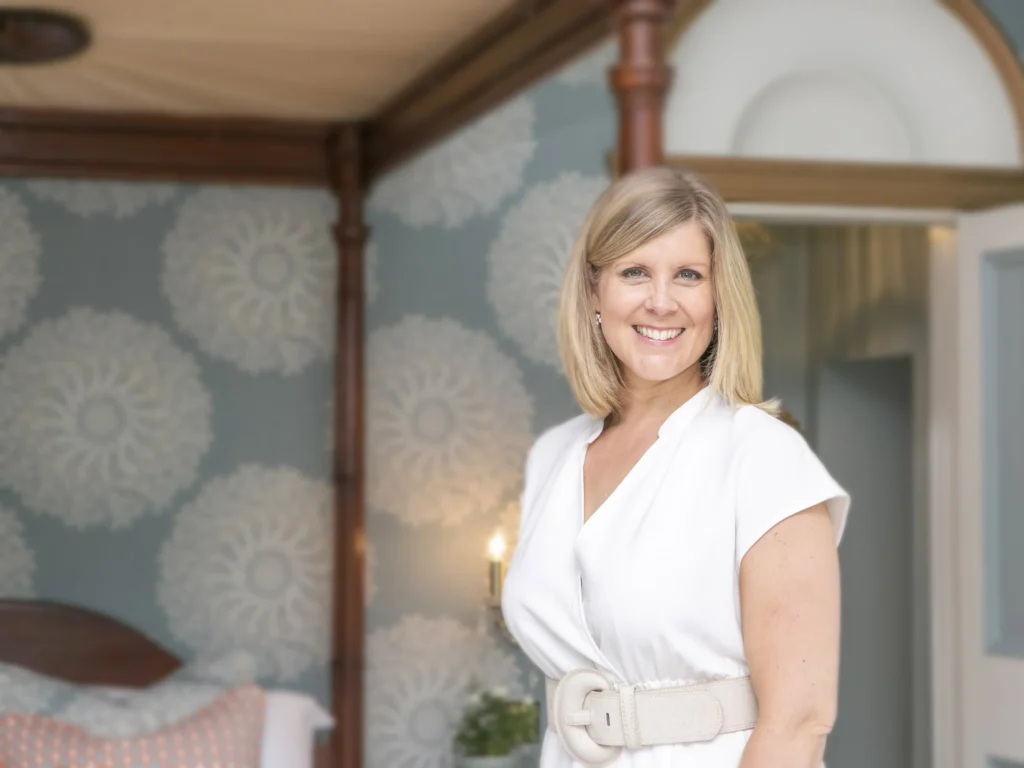 Portrait of Sonia Aucott, Dorset based interior designer